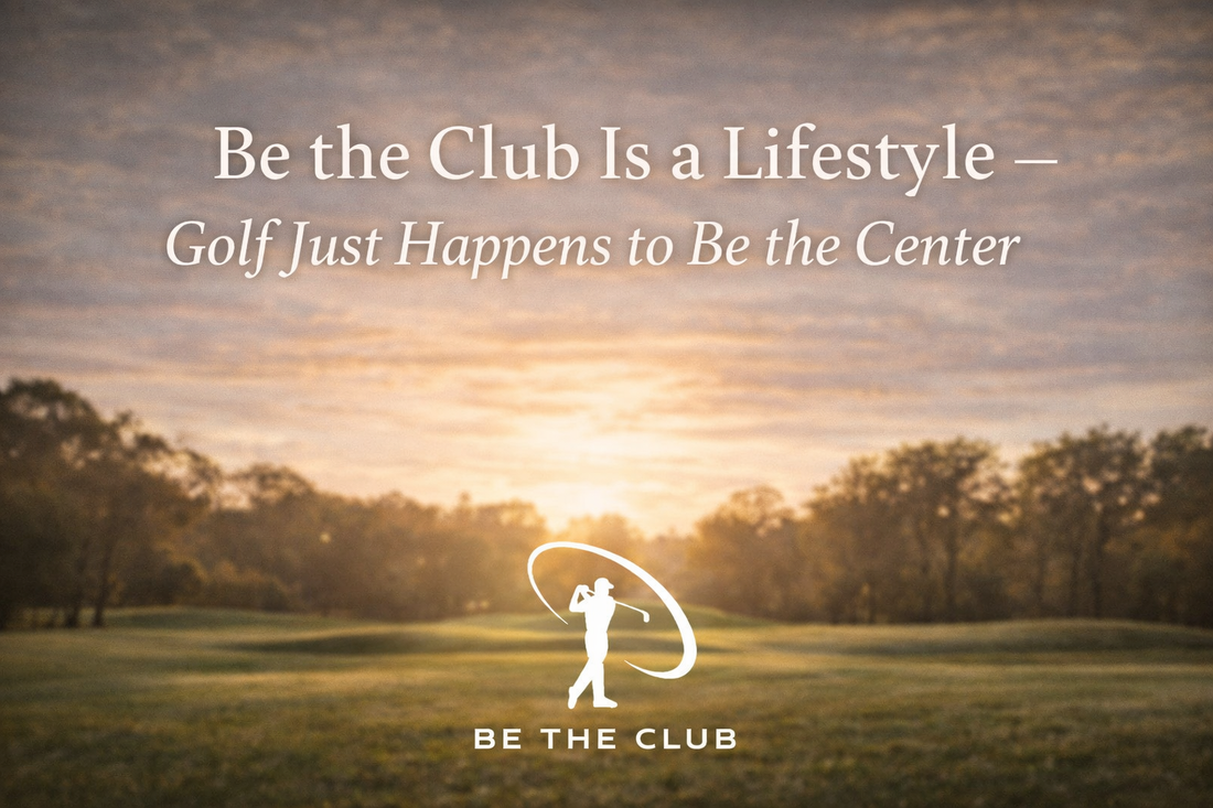 Be the Club Is a Lifestyle — Golf Just Happens to Be the Center
