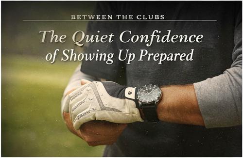 The Quiet Confidence of Showing Up Prepared