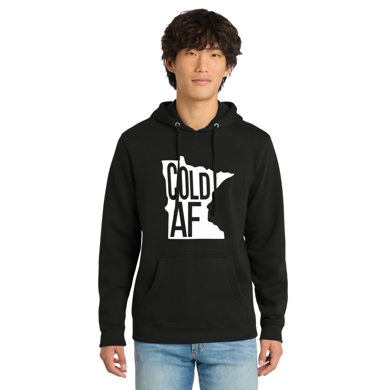 Clubhouse Hoodie - Cold AF - White Logo