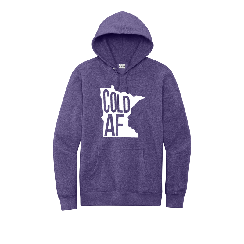 Clubhouse Hoodie - Cold AF - White Logo - Womens