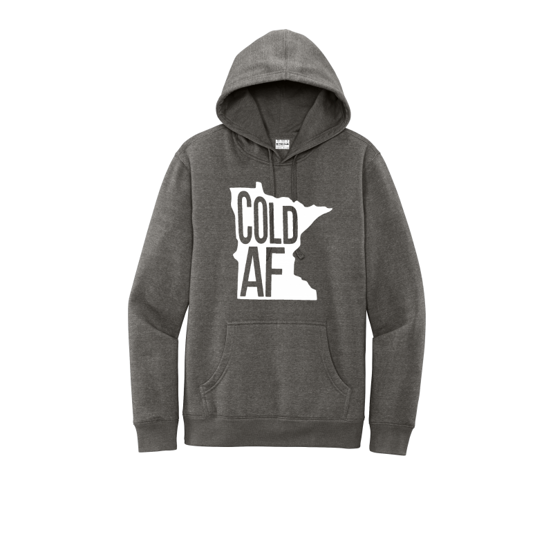 Clubhouse Hoodie - Cold AF - White Logo - Womens