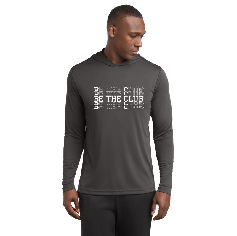 Performance Long Sleeve Hoodie - Stacked Text
