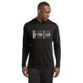 Performance Long Sleeve Hoodie - Stacked Text