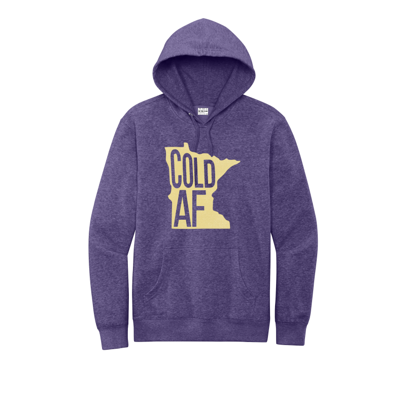 Clubhouse Hoodie - Cold AF - Gold Logo - Womens