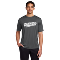 Performance Tee - Spray Paint - White text