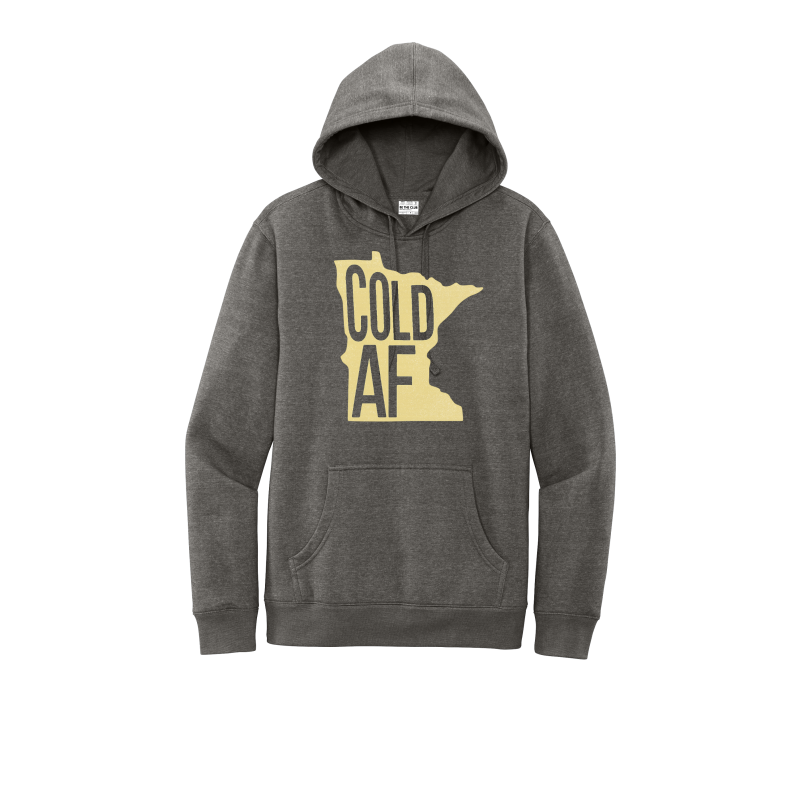 Clubhouse Hoodie - Cold AF - Gold Logo - Womens