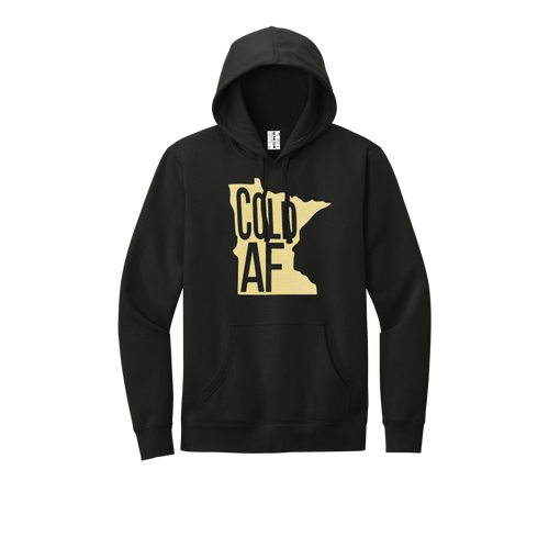 Clubhouse Hoodie - Cold AF - Gold Logo - Womens