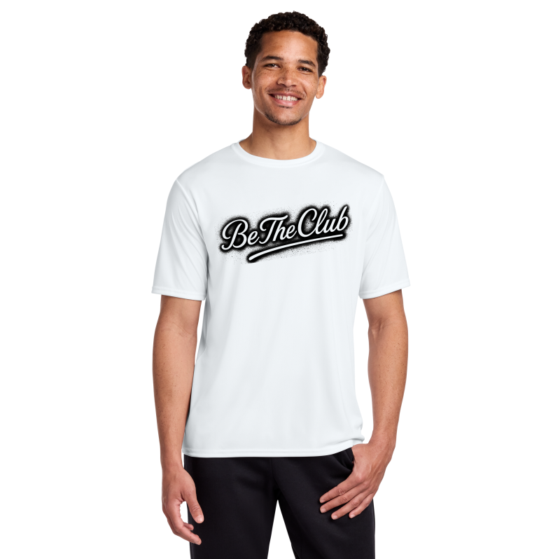 Performance Tee - Spray Paint -  Black Text