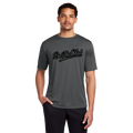 Performance Tee - Spray Paint -  Black Text