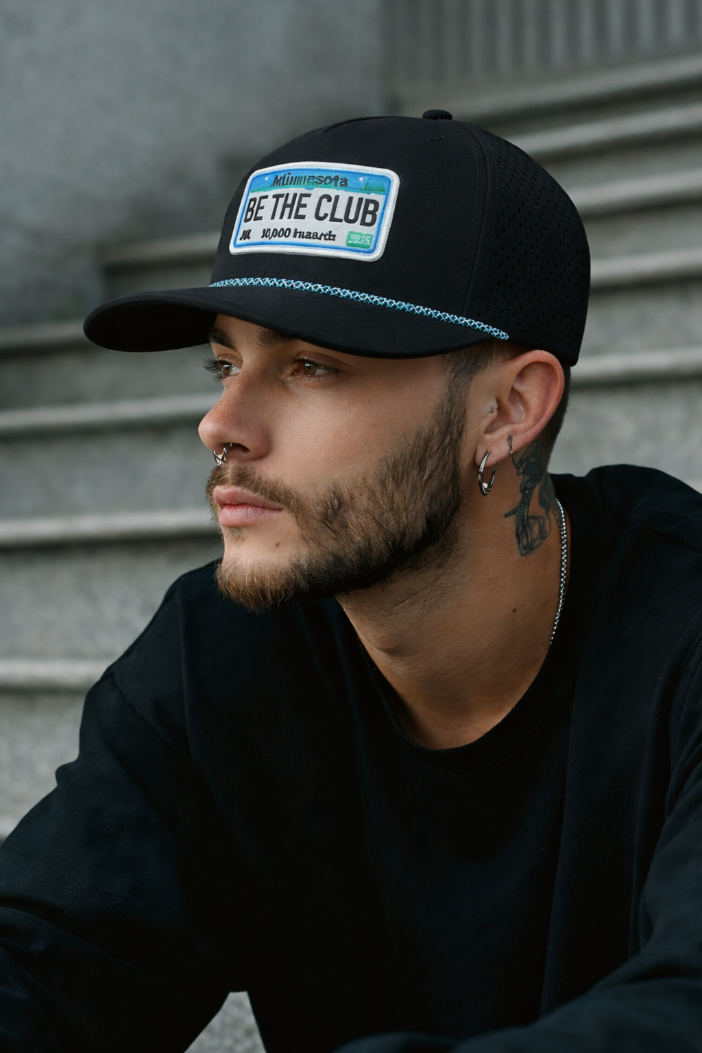 Zapped Hat + Rope - License Plate