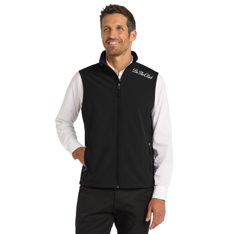 Golf Vest – Signature Shoulder Script Vest for Men – Be the Club
