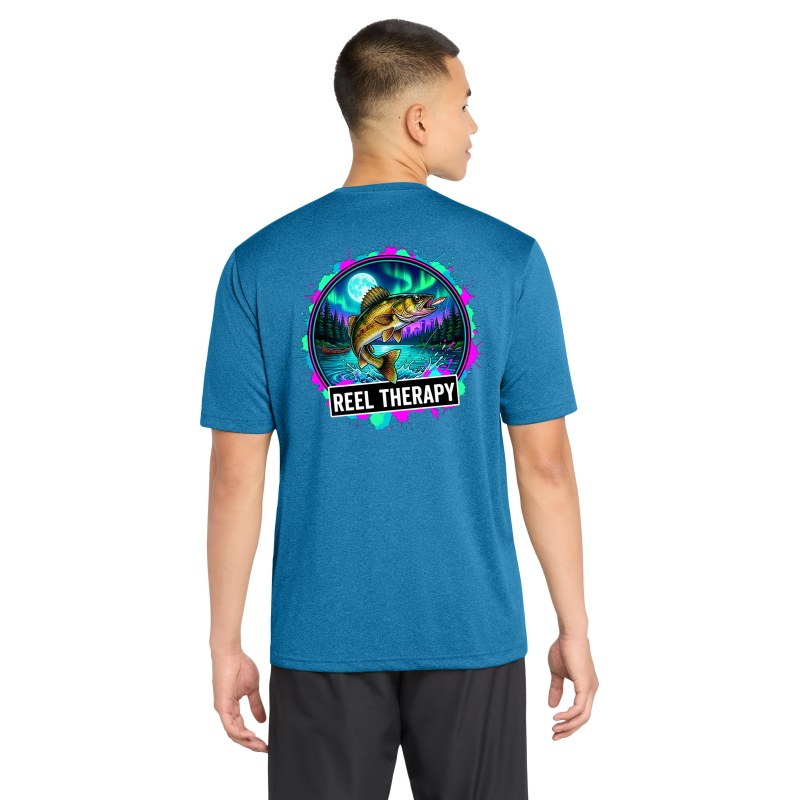 Performance Heathered Tee - Reel Therapy