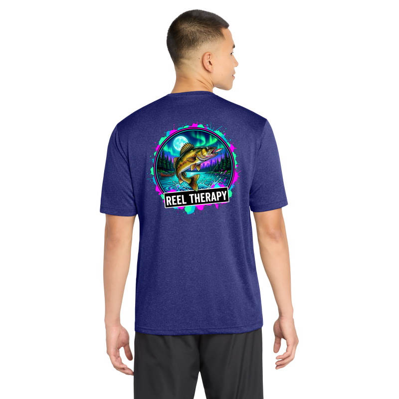 Performance Heathered Tee - Reel Therapy