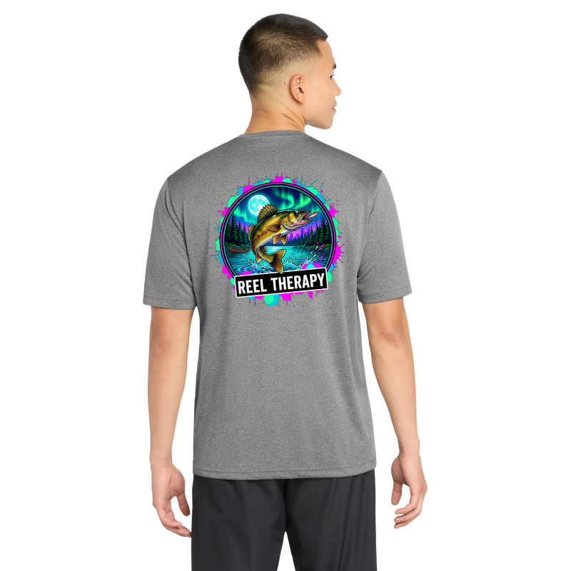 Performance Heathered Tee - Reel Therapy