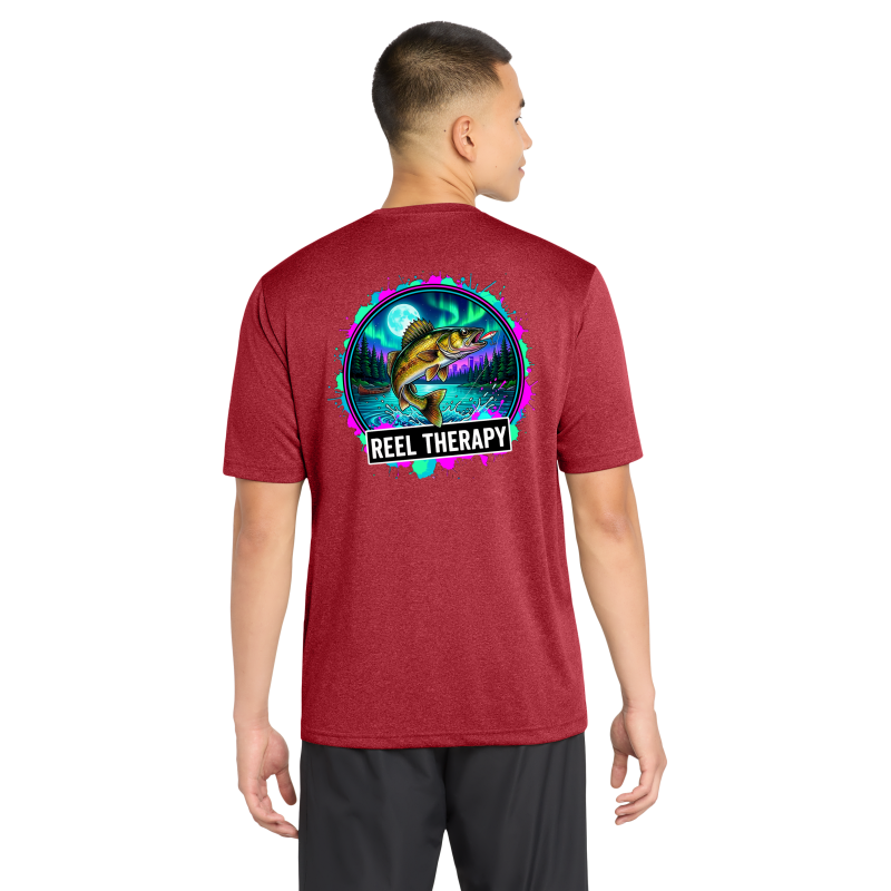 Performance Heathered Tee - Reel Therapy