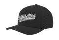 Black cap with 'Be The Club' logo on a white background