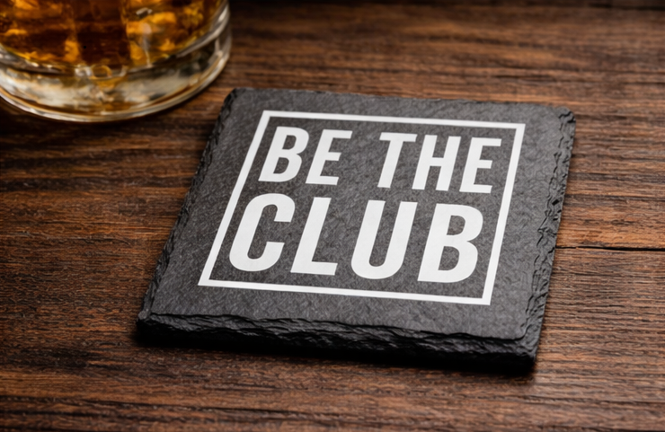 Slate Coaster — Box Logo